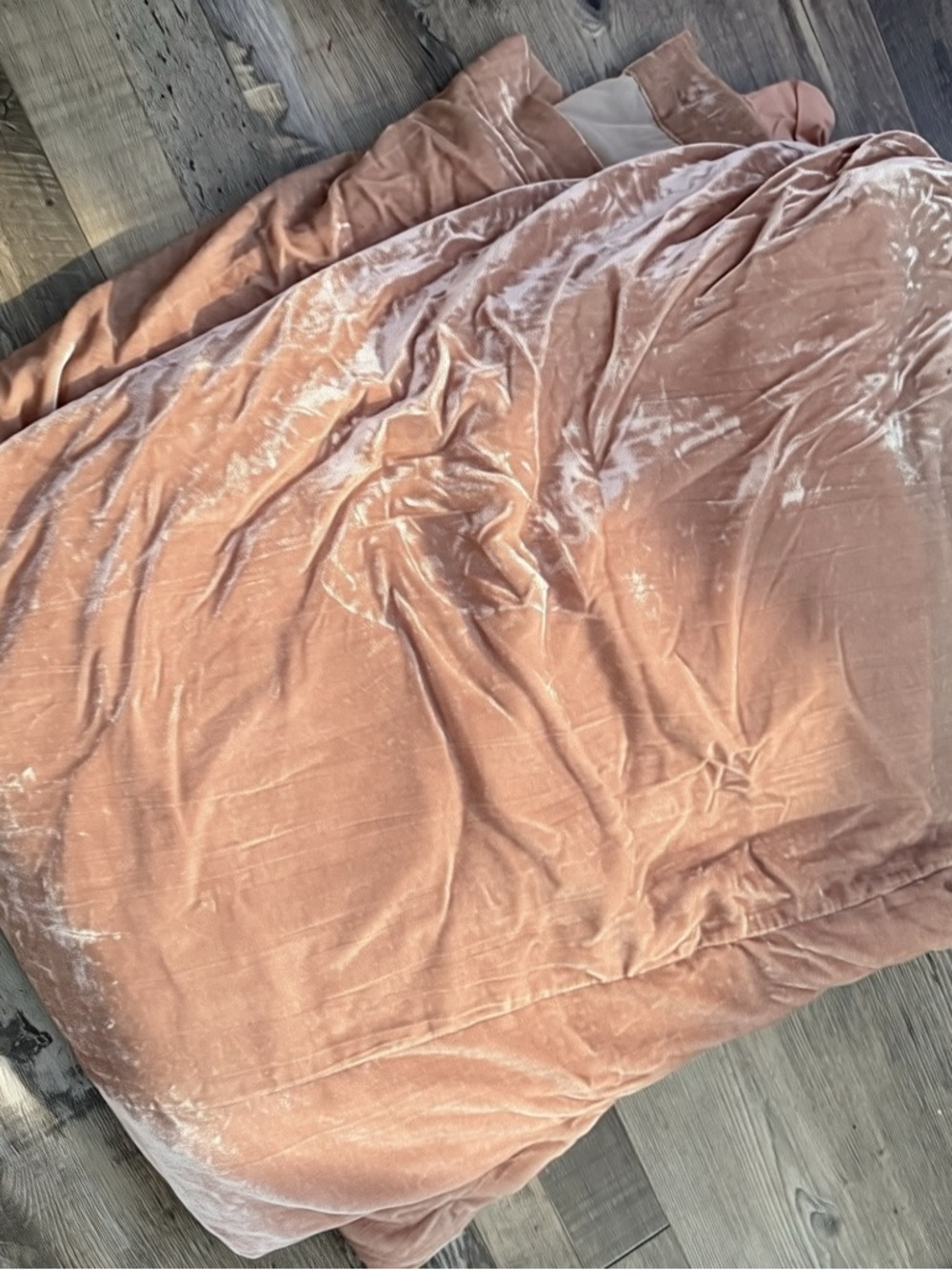 Plush Velvet Duvet Cover - Dusty Rose